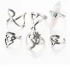 Boho Rings Hot Lava 6-pack<VSmycken Best