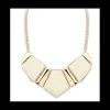 Choker Necklace - Guldig Beige Halsband<VSmycken Sale