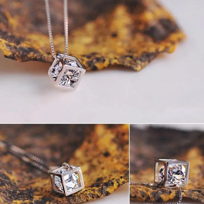 cube_zirkon_square_dangle_5.webp Cube Zirkon Square Dangle Diamantkub 925 Silver Halsband armband örhängen smycken set smyckeset<VSmycken Fashion