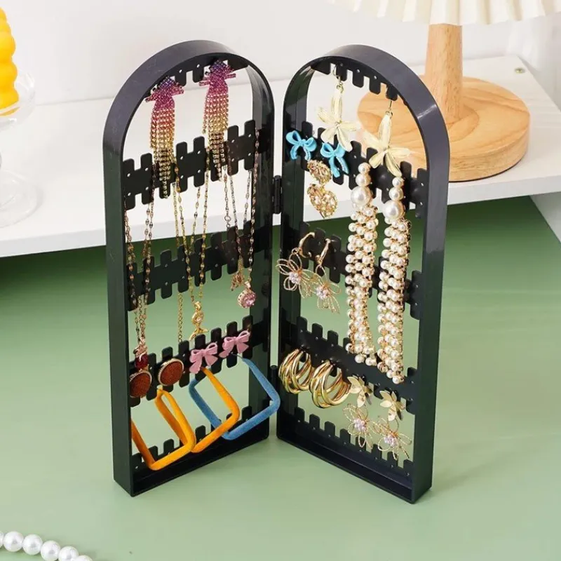 flktar__hl_rhngen_svart__0.webp 2 fläktar 120 hål Örhängen Svart Ställhållare smyckesställ örhängen<VSmycken Discount