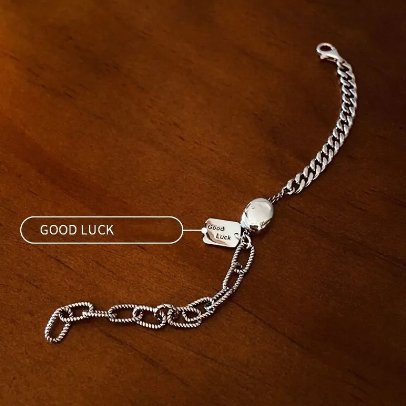 Good luck Vintage äkta Silver Armband<VSmycken Sale