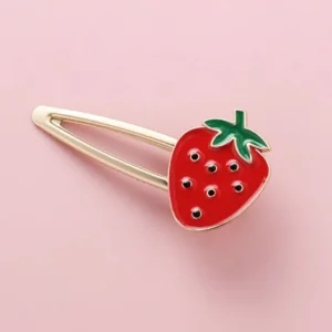 Jordgubbe Hårklämma - Frukt flickor Hårtillbehör<VSmycken Fashion