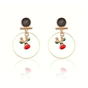 Jul Örhängen - Jul rådjur<VSmycken Clearance