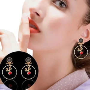 Jul Örhängen - Jul rådjur<VSmycken Clearance