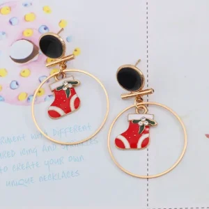 Jul Örhängen - jultofflor<VSmycken Discount