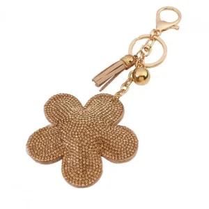 Khaki rose nyckelring<VSmycken Outlet