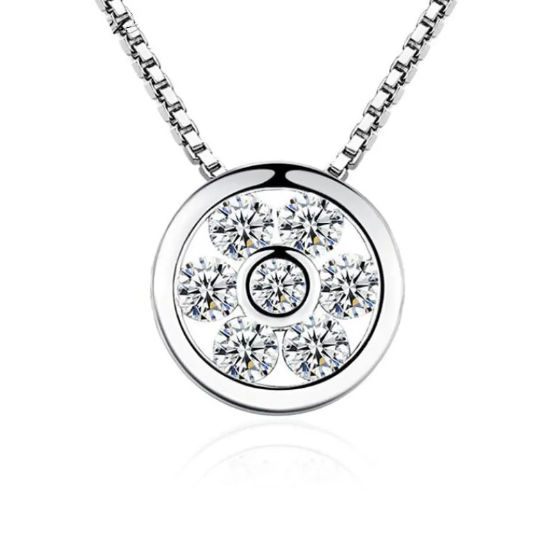 kta__silver_cubic_zirkon__0-1.webp Äkta 925 Silver Cubic Zirkon Halsband<VSmycken Clearance