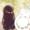 Leaf Hair Accessories Elegant Golden Leaves - Håraccessoarer<VSmycken Fashion