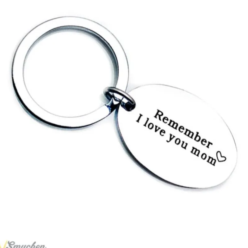 nyckelring__kom_ihg_jag_l_0.webp Nyckelring - Kom ihåg jag älskar dig mamma, Remember I Love You Mom<VSmycken Sale