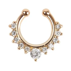Septum fakepiercing kulor - Guld<VSmycken Clearance