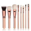 Set med sminkborstar - 8 st<VSmycken Fashion
