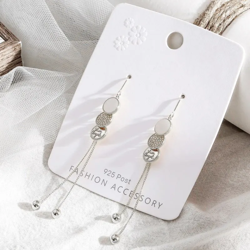 silvriga_three_disc_long__3.webp Silvriga Three Disc Long Tassel örhängen<VSmycken Online