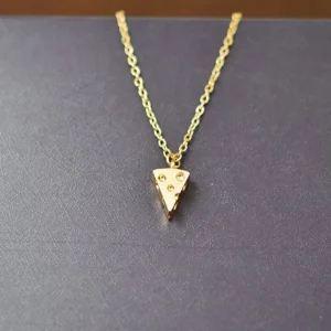 1st Halsband PIZZA Kompishalsband - 1 stycke Pizza-slice<VSmycken Hot