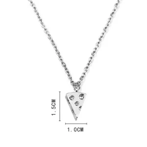 1st Halsband PIZZA Kompishalsband - 1 stycke Pizza-slice<VSmycken Hot