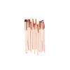 12st Makeup Brushes - Goals Rosé ± Svamp<VSmycken Best