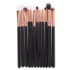 12st Makeup Brushes - Goals black ± Svamp<VSmycken Hot
