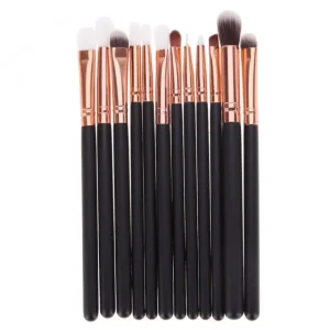 12st Makeup Brushes - Goals black ± Svamp<VSmycken Hot