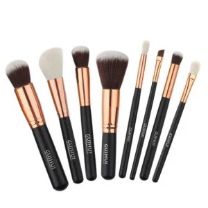 8st Sminkborstar ± 2st Svamp - Svart<VSmycken Clearance