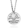 The Love Between a Grandmother and Granddaughter is Forever halsnband<VSmycken Fashion