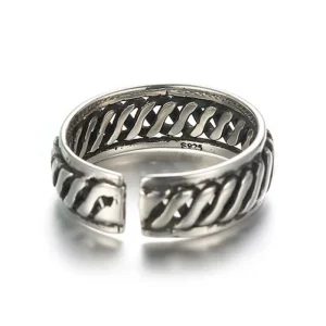 Vintage ring i äkta 925 silver<VSmycken Outlet