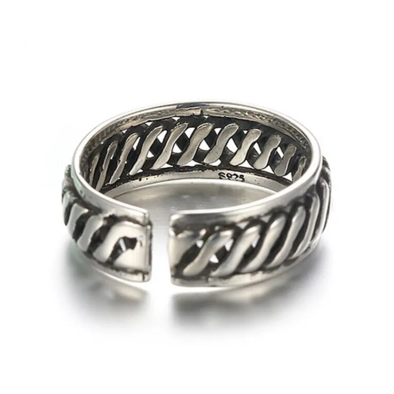 Vintage ring i äkta 925 silver<VSmycken Outlet