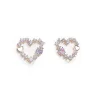 Zirkon Kärlekshjärta Örhängen Smycken<VSmycken Online