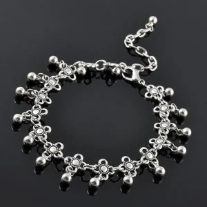 Bohemian Moonflower Anklet-Fotlänk<VSmycken Discount