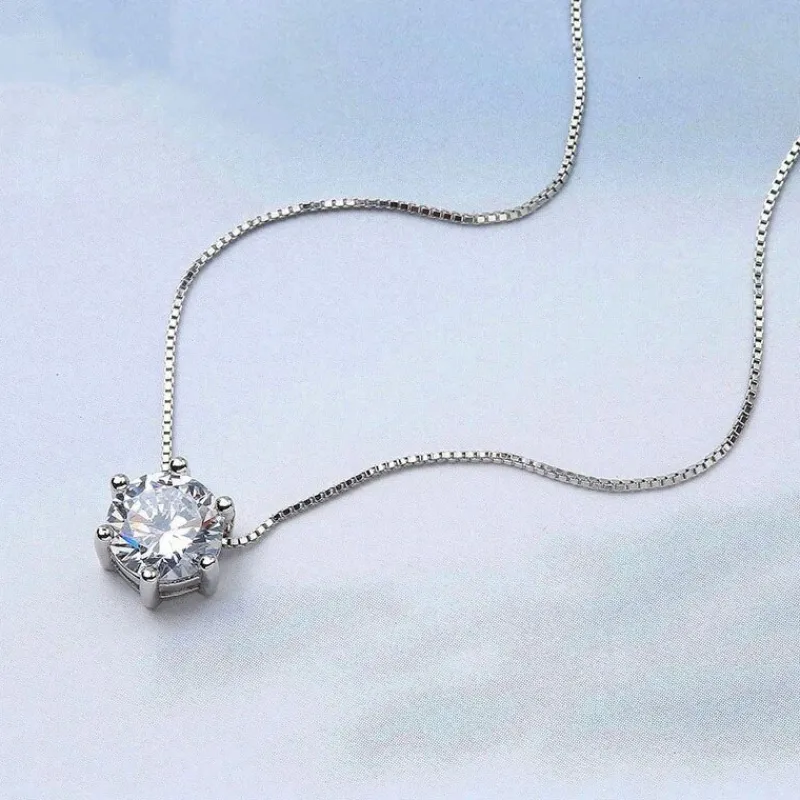 classic_dazzling__claws_k_2.webp Classic Dazzling 6 Claws kubisk zirkonia smyckeset i silver<VSmycken New