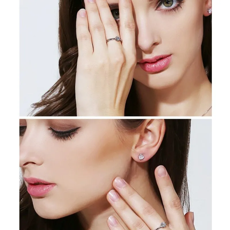 classic_dazzling__claws_k_5.webp Classic Dazzling 6 Claws kubisk zirkonia smyckeset i silver<VSmycken New