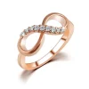 Infinity ring - Guldig storlek 8<VSmycken Hot