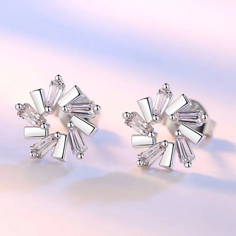 is_blomma_rhngen_cubic_zi_1.webp Is blomma örhängen Cubic Zirkon 925 sterling silver<VSmycken Hot