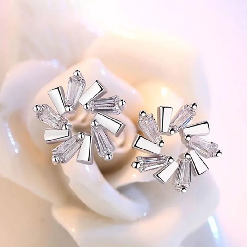 is_blomma_rhngen_cubic_zi_4.webp Is blomma örhängen Cubic Zirkon 925 sterling silver<VSmycken Hot