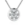 Äkta 925 Silver Cubic Zirkon Halsband<VSmycken Clearance