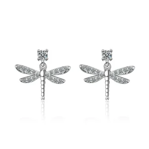 Äkta 925 silver Dragonflies Örhängen<VSmycken Sale