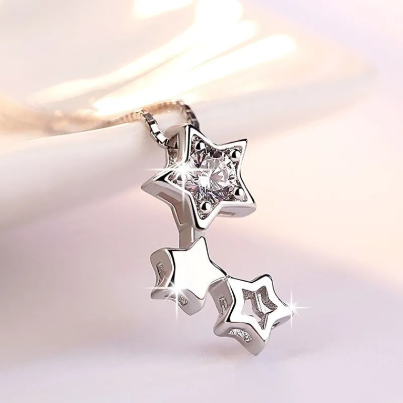 kta__silver_stjrnor_halsb_0.webp Äkta 925 Silver Stjärnor halsband<VSmycken Fashion