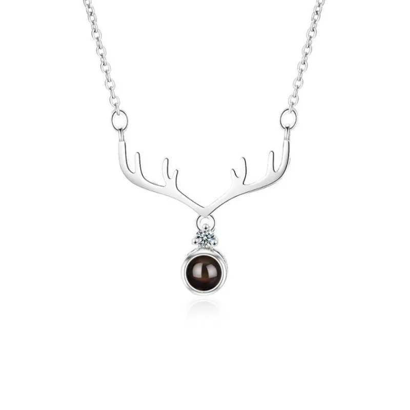 kta_silver_zircon_halsban_0.webp Äkta Silver Zircon Halsband - i love you Projection<VSmycken Sale