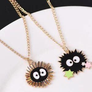Par Halsband creative black Coal ball cute Hip Hop sweater<VSmycken Fashion