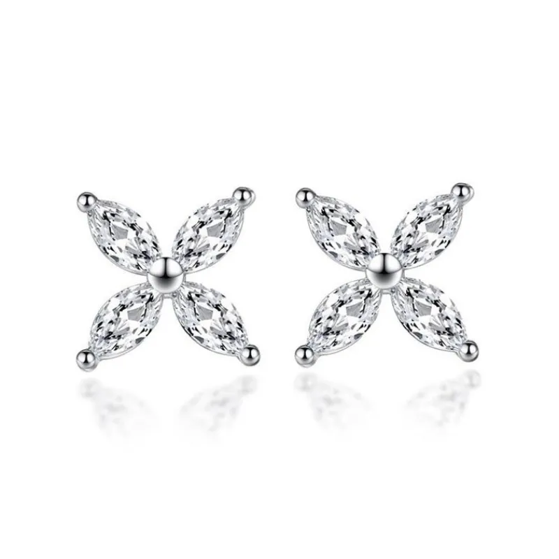 silver_ice_snowflakes_cub_0.webp Silver ice Snowflakes Cubic zirkon Leaves Örhängen<VSmycken Fashion