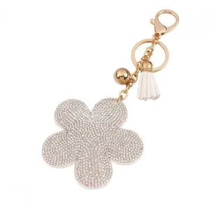 Silver rose nyckelring<VSmycken Fashion