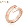 SIMPLE FIN GULD RING - STORLEK 8<VSmycken Hot