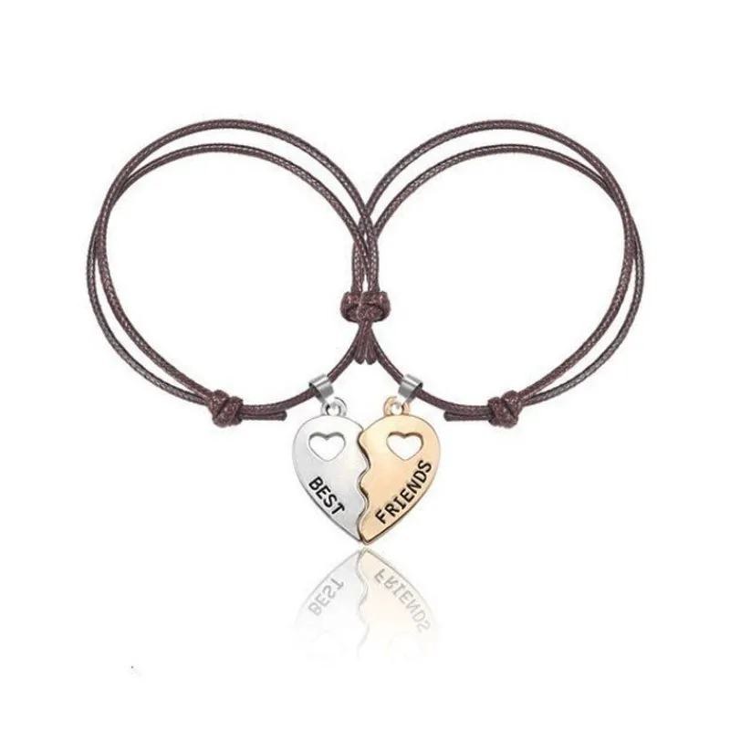 st_best_friend_armband___0.webp 2 st Best Friend Armband - Delbart hjärta<VSmycken Clearance