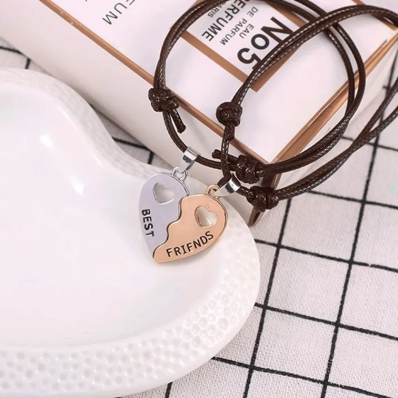 st_best_friend_armband___1.webp 2 st Best Friend Armband - Delbart hjärta<VSmycken Clearance
