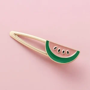 Vattenmelon Hårklämma - Frukt flickor Hårtillbehör<VSmycken New